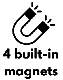 4 built-in magnets